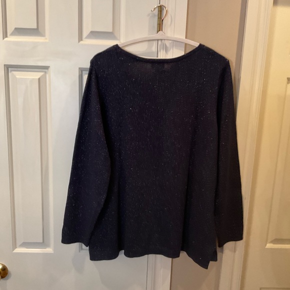 Midnight Blue Sparkly Sweater Size XXL - Picture 3 of 8